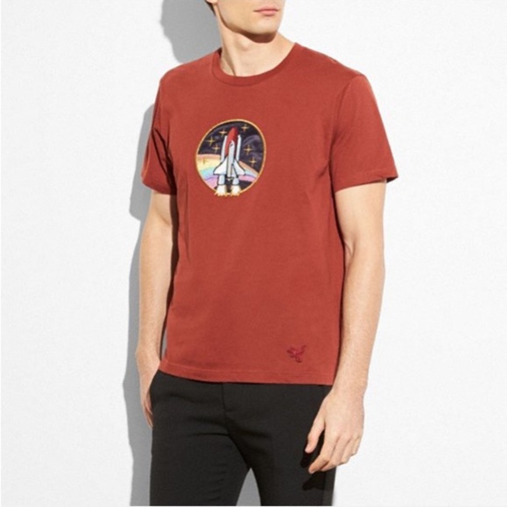 Coach rocket motif t-shirt XS